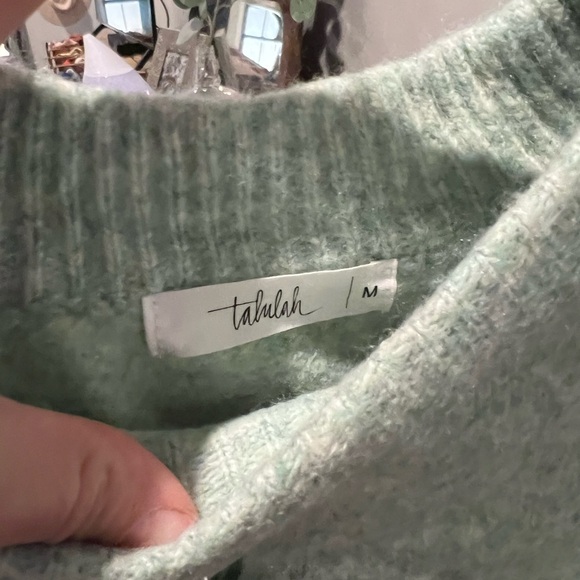 TALULAH Mint 'Je T'aime' Women's Sweater - Picture 3 of 3